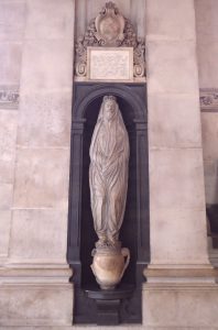 Donne’s monument in St. Paul’s Cathedral, present day